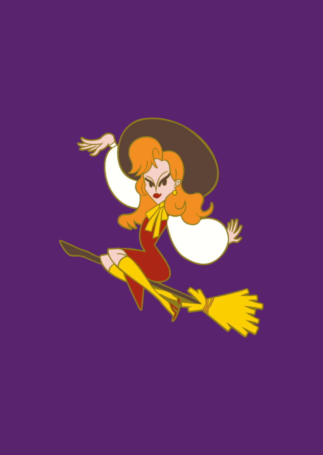 Pins Lula Strega Sorcière