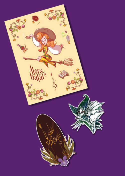 lot de stickers Lula Strega